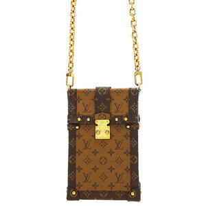 Louis Vuitton Monogram Reverse Pochette Trunk Vertical Shoulder Bag